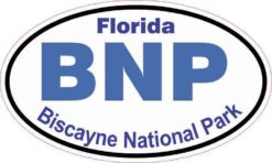 Oval Biscayne National Park Sticker