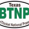 Oval Big Thicket National Preserve Sticker