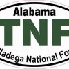 Oval Talladega National Forest Sticker