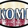 Oval Russian Flag Komi Sticker