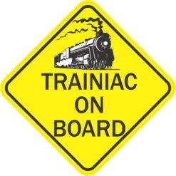 Trainiac On Board Sticker