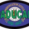 Flag Oval Paducah Sticker