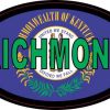 Flag Oval Richmond Kentucky Sticker