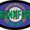 Flag Oval Frankfort Sticker