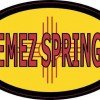 Oval New Mexico Flag Jemez Springs Sticker