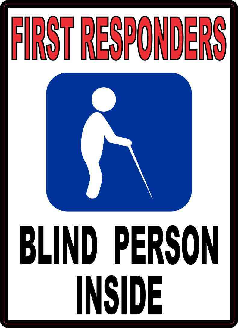 Blind Person Inside Magnet