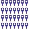 Blue Map Pointer Stickers