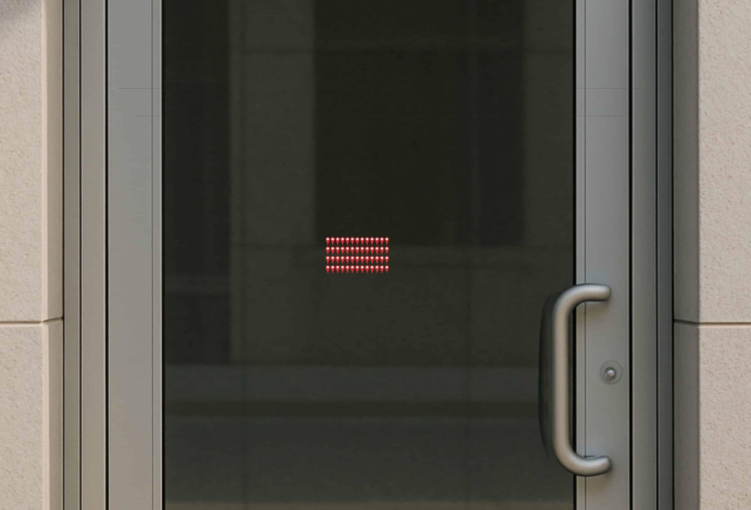 .25in x .5in Red Map Pointer Stickers - Image 4