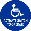 Activate Switch to Operate Handicap Sticker
