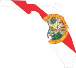 Die Cut Florida Sticker