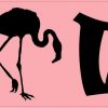 Love Flamingo Bumper Sticker