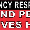 Symbol Blind Person Lives Here Magnet