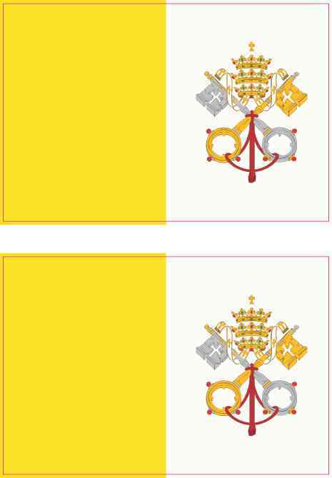 Vatican City Flag Magnets