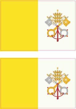 Vatican City Flag Stickers