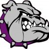 Purple Collared Bulldog Sticker