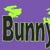 Purple Crazy Bunny Lady Bumper Sticker