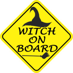 Witch On Board Sticker