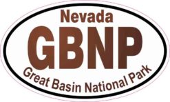 Oval Great Basin National Park Sticker