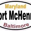 Oval Fort McHenry Sticker