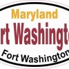Oval Fort Washington Sticker
