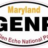 Oval Glen Echo National Park Sticker