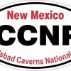 Oval Carlsbad Caverns National Park Sticker