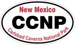 Oval Carlsbad Caverns National Park Sticker