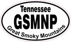 Oval Great Smoky Mountains Sticker