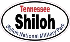 Oval Shiloh National Military Park Sticker