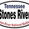 Oval Stones River Sticker