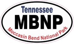 Oval Moccasin Bend National Park Sticker