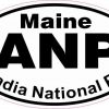Oval Acadia National Park Sticker