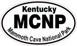 Oval Mammoth Cave National Park Sticker