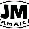 Oval Jamaica Sticker