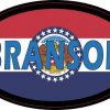 Oval Missouri Flag Branson Sticker