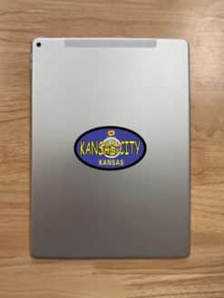 4in x 2.5in Flag Oval Kansas City Sticker