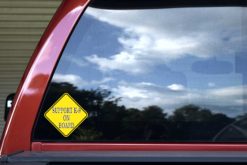 Alternative view of 5in x 5in Support K-9 on Board Sticker