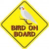 Bird On Board Sticker