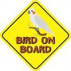 Bird On Board Sticker