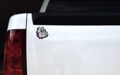 Purple Bulldog Vinyl Sticker