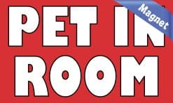 Alternative view of 5in x 3in Pet in Room Magnet