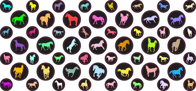 StickerTalk® Horse Camera Dots® Webcam Covers