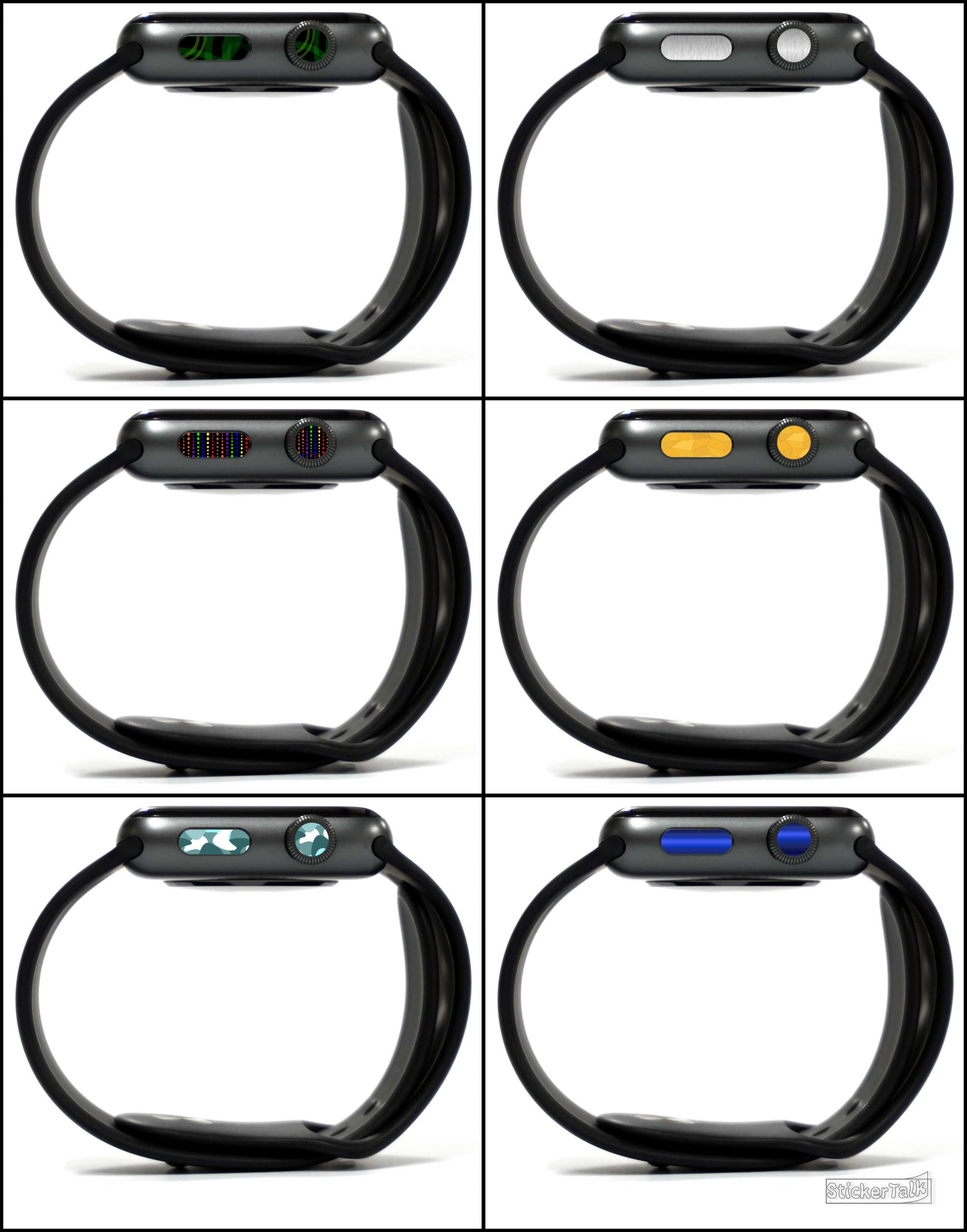 Robust Patterns Apple Watch Crown Button Dots™ Stickers