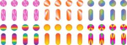Colorful Patterns Apple Watch Button Dots™