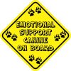 Emotional Support Canine on Board Sticker