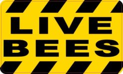 Live Bees Sticker