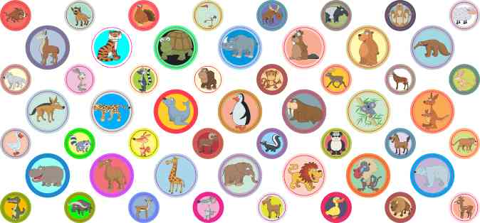 Zoo Animal Camera Dots