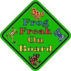 Frog Freak On Board Magnet