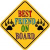 Best Friend on Board Sticker
