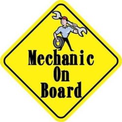 Mechanic On Board Magnet